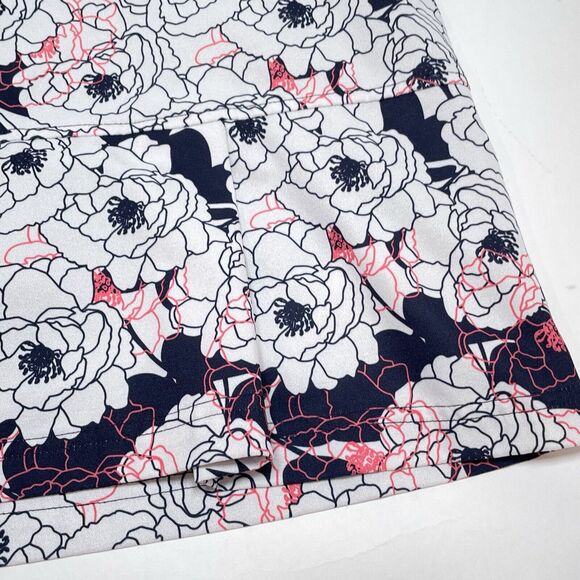 Sport Haley Skort Skirt Size 8 Blue Pink Floral Mini Golf Tennis Athleisure - Picture 3 of 8